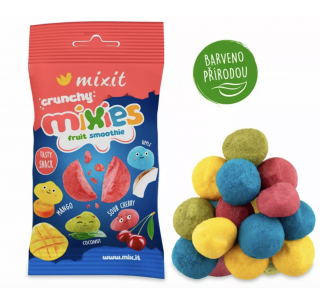 Mixit Crunchy Mixies křupavý ovocný smoothie snack, 20 g