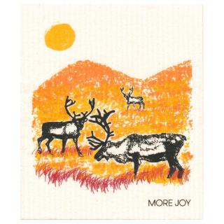 More Joy, kuchyňský hadřík Lapland reindeers, 1 ks