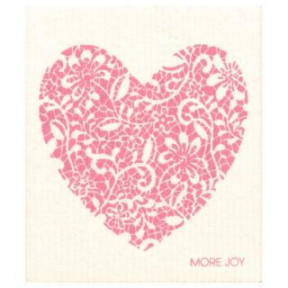 More Joy, kuchyňský hadřík Wedding heart, 1 ks
