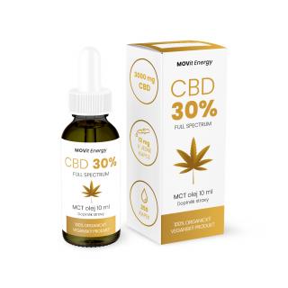 MOVit CBD 30% Full Spectrum Vegan MCT olej 10ml