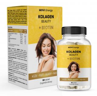 MOVit Kolagen Beauty + Biotin, 90 tablet