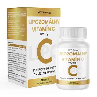 MOVit Lipozomální Vitamin C 500 mg, 60 kapslí
