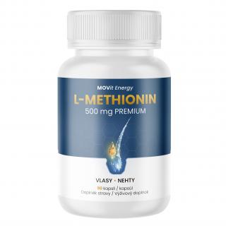 MOVit Methionin PREMIUM 500 mg, 90 veganských kapslí