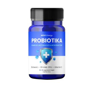 MOVit Probiotika – komplex laktobacilů a bifidobakterií, 30+10 kapslí