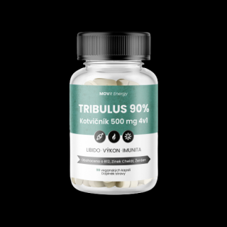 MOVit TRIBULUS 90% Kotvičník 500 mg 4v1, 90 kapslí