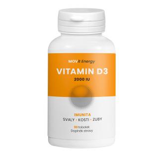 MOVit Vitamin D3 2000 I.U., 50 ucg, 90 tobolek