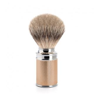 Mühle Štětka na holení z jezevčích štětin- silvertip badger, rosegold