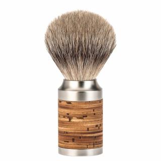 Mühle Střední štětka na holení ROCCA z jezevčích štětin (silvertip badger, březová kůra), 1ks