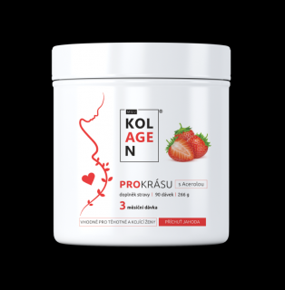 MujKolagen PROKRÁSU Jahoda pro těhotné a kojící, 266g