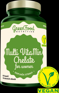 Multi VitaMin Chelát pro ženy 60 kapslí