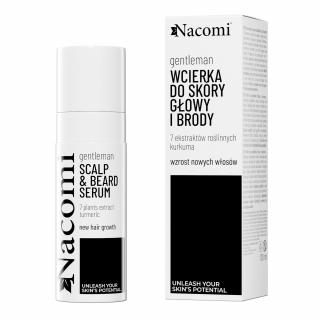 Nacomi Gentleman - Sérum na pokožku hlavy a vousy, podpora růstu, 100 ml