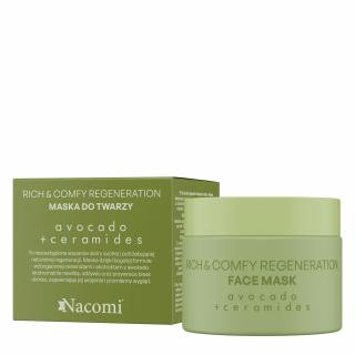 Nacomi - Rich&comfy - regenerační AVOCADO pleťová maska, ​​40ml