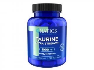 Natios Taurine Extra Strength 1000 mg, 100 kapslí