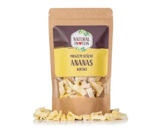 Natural Protein Mrazem sušený ananas-kousky, 45g