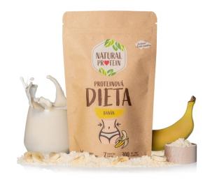 Natural Protein Proteinová dieta- banán, 350g