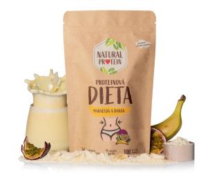 Natural Protein Proteinová dieta- maracuja a banán, 350g