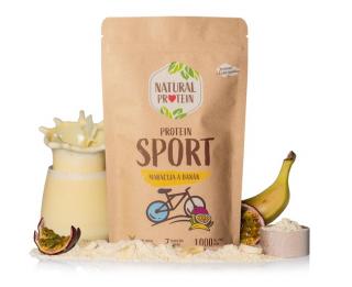 Natural Protein Sport- marakuja a banán, 350g