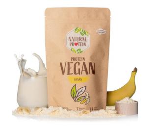 Natural Protein Veganský protein - Banán, 350g