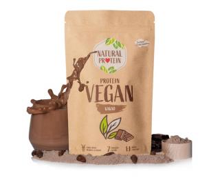 Natural Protein Veganský protein - kakao, 350g