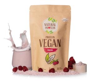 Natural Protein Veganský protein- malina, 350g