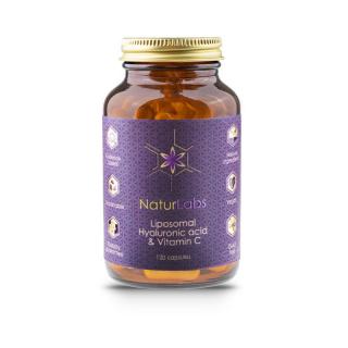 NaturLabs Kyselina hyaluronová + Vitamín C liposomální, 120 kapslí