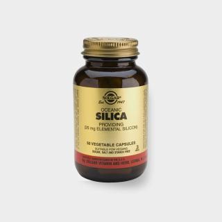 Oceanic Silica 25 mg, Solgar, 50 kapslí