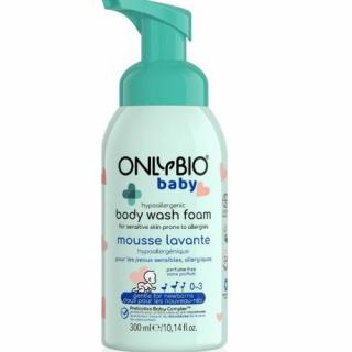 OnlyBio Hypoalergenní mycí pěna pro miminka - vhodná hned od narození, 300 ml