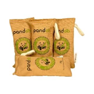 Pandoo Přírodní bambusový čistič vzduchu s aktivním uhlím, 4x 75 g
