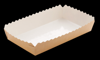 Papírová forma EKO na pečení 185x105x30 mm hnědá bal/60 ks Balení: 300