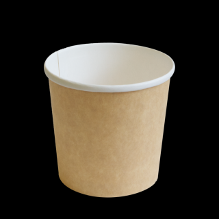 Papírová miska EKO na polévku 300 ml hnědá O90 mm bal/50 ks Balení: 250