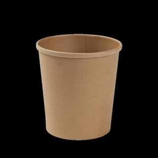 Papírová miska EKO na polévku 300 ml kraft O90 mm bal/50 ks Balení: 1