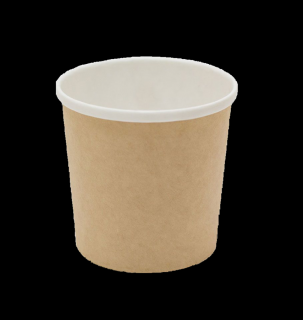 Papírová miska EKO na polévku 500 ml hnědá O98 mm bal/50 ks Balení: 250