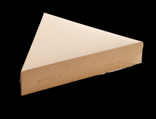 Papírový box EKO na pizzu 22x20x4 cm hnědý bal/100 ks Balení: 500