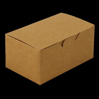 Papírový box / krabička EKO na nugety 150x91x70 mm kraft ideal pack® bal/25 ks Balení: 25