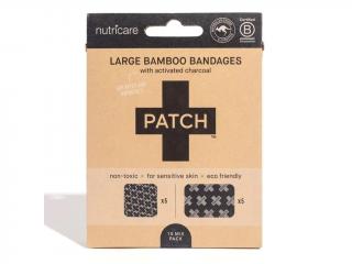 PATCH Bambusové náplasti s aktivním uhlím, vel. L, 10ks