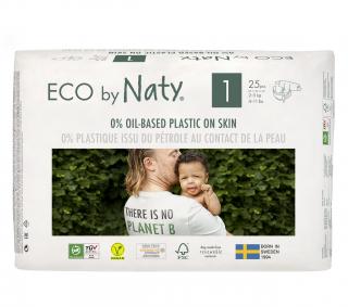 Plenky Eco by Naty Newborn 2-5 kg (25 ks)