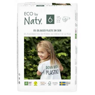 Plenky Eco by Naty XL 16+ kg (17ks)