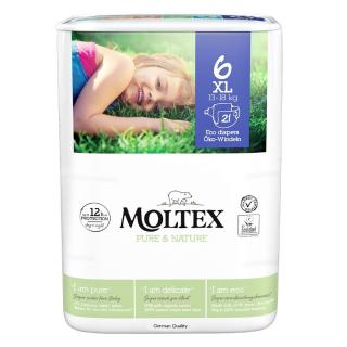 Plenky Moltex Pure & Nature XL 13-18 kg (21 ks)