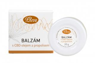 Pleva Balzám s CBD olejem a propolisem, 20 g