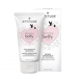 Přírodní krém na bradavky ATTITUDE Blooming Belly s arganem 150 ml