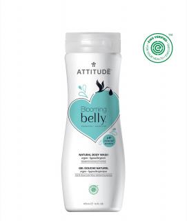 Přírodní tělové mýdlo  ATTITUDE Blooming Belly nejen pro těhotné s arganem 473 ml