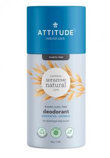 Přírodní tuhý deodorant ATTITUDE - pro citlivou a atopickou pokožku - bez vůně 85 g