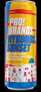 PROBRANDS BCAA Drink MYKONOS- červený pomeranč, 330ml