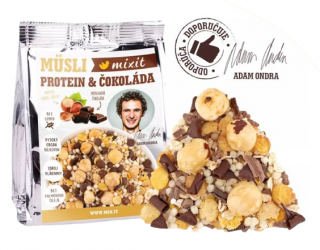 Proteinové müsli Adama Ondry s čokoládou do kapsy, 60 g