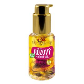 PURITY VISION Bio Růžový omlazující pleťový olej s opuncií, arganem, jojobou a Q10 45 ml