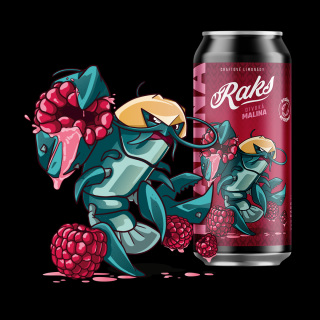 Raks Limonáda Malina, 500 ml