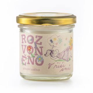 Rozvoněno Vonná svíčka - V říši snů - se zklidňující levandulí, 130ml