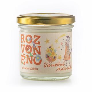 Rozvoněno Vonná svíčka - Vánoční zázrak - s perníkovým kořením, 130ml