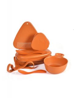 Sada nádobí- Outdoor MealKit, 8ks Barevný: Oranžová