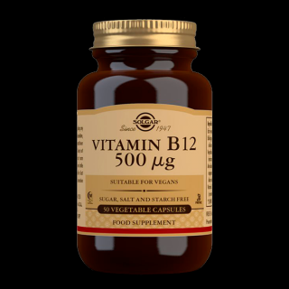 Solgar Vitamín B12 500 mg, 50 kapslí